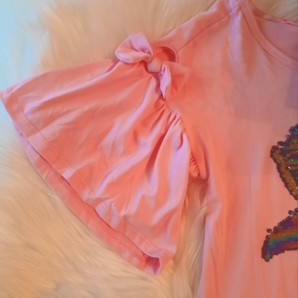 Girls 2pc Matching Set - Mermaid/ Pink TieDye - Size 7-8 - Boutique Set - Picture 6 of 8